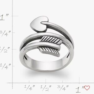 James Avery Arrow and Heart Ring